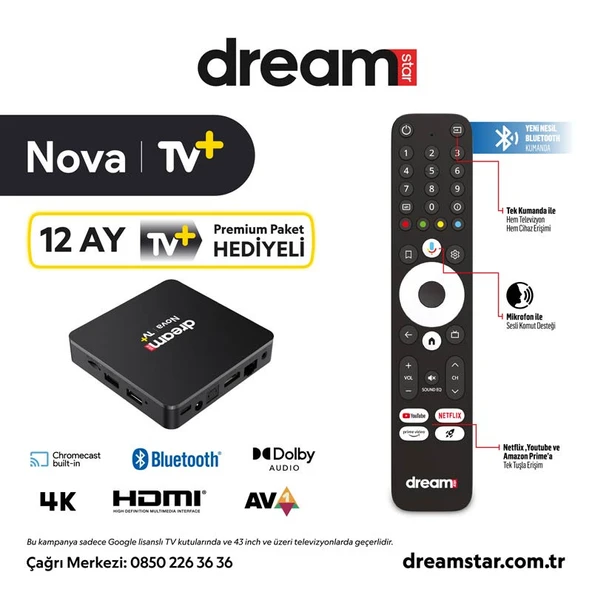 DREAMSTAR NOVA ( 1YIL TV+ HEDİYE) - Resim 3