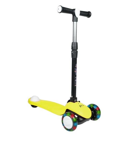 3+ Yaş Pro Scooter Sarı Işıklı 50 Kg Taşıma Kapasiteli ürün görseli 1
