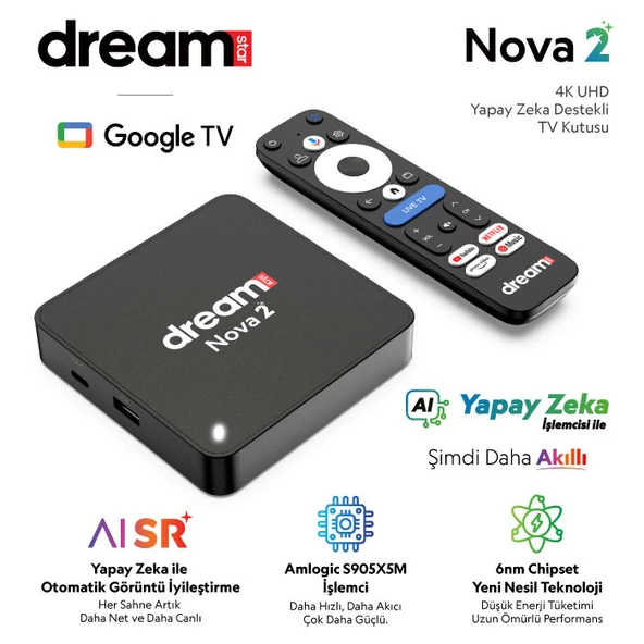 DREAMSTAR NOVA 2 (1YIL TV+ HEDİYE) ürün görseli 1