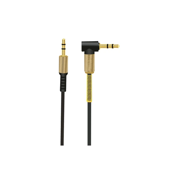 3.5mm AUX Kablo 1 Metre Stereo Ses Kablosu Araç Hoparlör AUX Kablosu ürün görseli 1