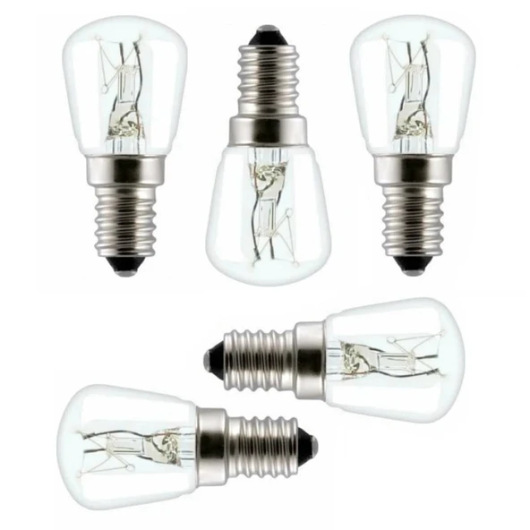 Profilo İle Uyumlu Ankastre Davlumbaz Buzdolabı Fırın 15 Watt Mini Halojen Ampül 5 Adet ürün görseli 1