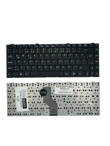 Acer ile Uyumlu Travelmate 3200 3201 3202, 3204 3212 Notebook Klavye Siyah TR ürün görseli 1