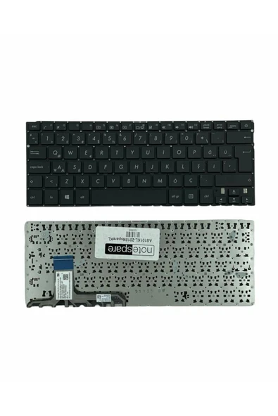 ASUS Uyumlu ZenBook UX305FA-WHITE, UX305LA-0061A5500U, UX305LA-0081A5200U Klavye Siyah TR ürün görseli 1