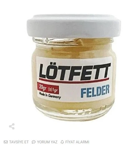 Lötfett 20 Gram Cam Şişede Lehim Pastası ürün görseli 1