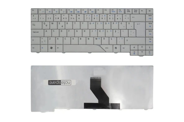 Acer Uyumlu PK1305H01S0, V0109BIAS1, V-0109BIAS1-US, V072146AS1 Klavye TR Beyaz ürün görseli 1