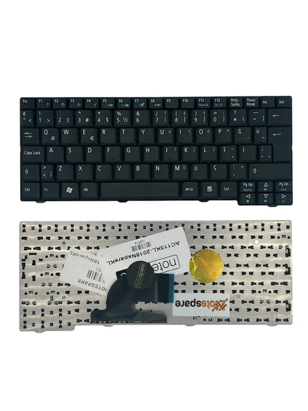 Acer ile Uyumlu eMachines 250, EM250 Notebook Klavye Siyah TR ürün görseli 1
