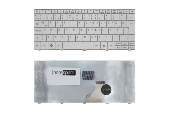 Acer Uyumlu PK130AE1000, PK130AE1A00, PK130AE1A19, PK130AE2000, PK130AE2019 Klavye TR Beyaz ürün görseli 1