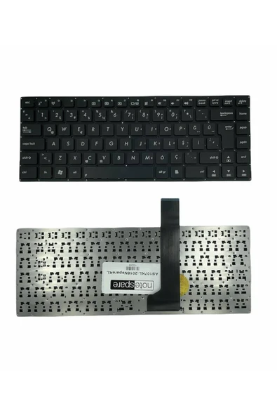 ASUS Uyumlu S46CB-WX004H, S46CB-WX005H, S46CB-WX006H Klavye Siyah TR ürün görseli 1