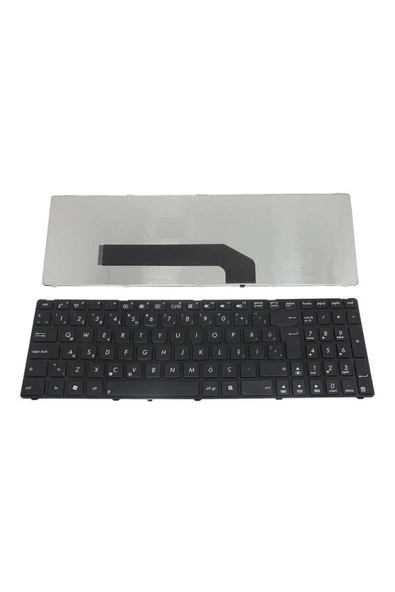 ASUS Uyumlu K70IJ-TY044V, K70IJ-TY055V, K70IJ-TY056V Klavye Siyah TR ürün görseli 1