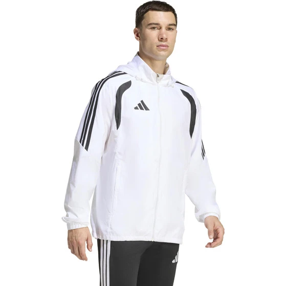 Adidas Tiro 26L Wb JY9733-JY9734 Kapüşonlu Yağmurluk Eşofman Üstü Erkek Ceket ürün görseli 1