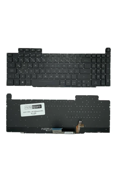 Asus ile Uyumlu ROG Zephyrus M GM501GM, M GM501GS Notebook Klavye Işıklı Siyah TR ürün görseli 1