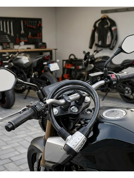Mucit Home Kalınlık 25mm uzunluk 1.4 Metre Uyumlu Anahtar Motorsiklet Kilidi ürün görseli 1