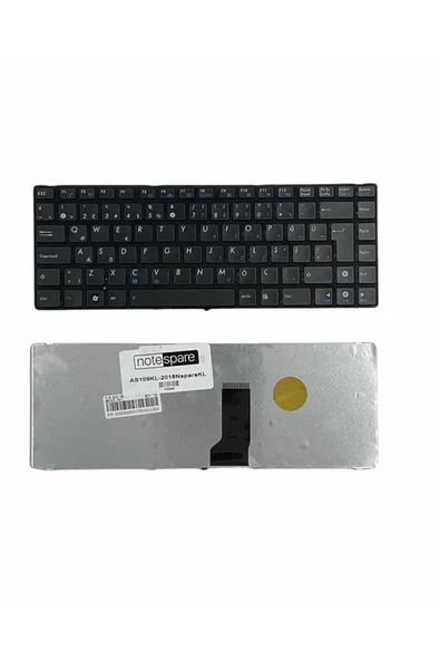 Asus ile Uyumlu 04GNWT1KUS00-3, 04GNZC1KUS00-2, 04GNZP1KUS00-2 Notebook Klavye Siyah TR ürün görseli 1