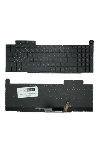 ASUS Uyumlu ROG Zephyrus M GM501GM-EI032T Işıklı Klavye Siyah TR ürün görseli 1