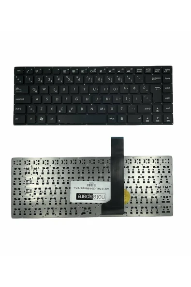 Asus ile Uyumlu MP-12F33US-920, MP-12F36GB-920W Notebook Klavye Siyah TR ürün görseli 1
