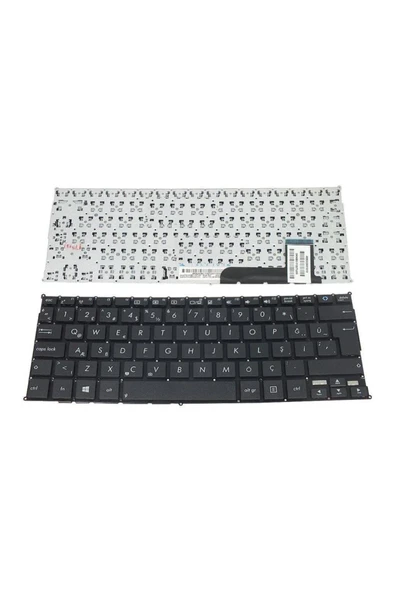ASUS Uyumlu VivoBook X201E-KX004H, X201E-KX006D, X201E-KX006H Klavye Siyah TR ürün görseli 1