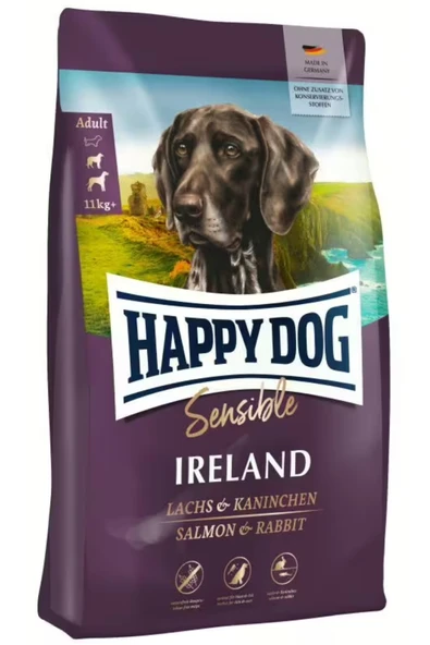 Happy Dog Ireland Somon ve Tavşanlı Yetişkin Köpek Maması 4 Kg ürün görseli 1
