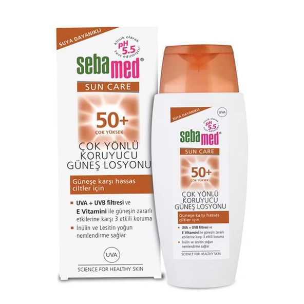 Sebamed Sun Spf 50+ 75 ml Krem + 150 ml. Losyon ürün görseli 1
