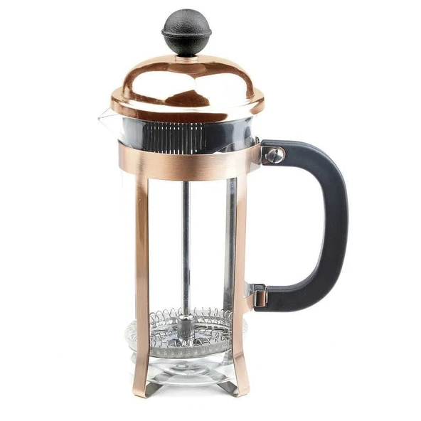 Biradlı Bakır Lüks French Press ürün görseli 1