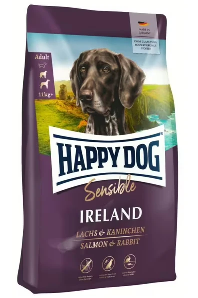 Happy Dog Ireland Somonlu Ve Tavşanlı Yetişkin Köpek Maması 12,5 KG ürün görseli 1