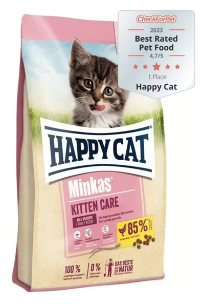 Happy Cat Minkas Kitten Tavuklu Yavru Kedi Maması 10 Kg ürün görseli 1