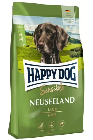 Happy Dog Neuseeland Kuzulu Yetişkin Köpek Maması 4 Kg ürün görseli 1