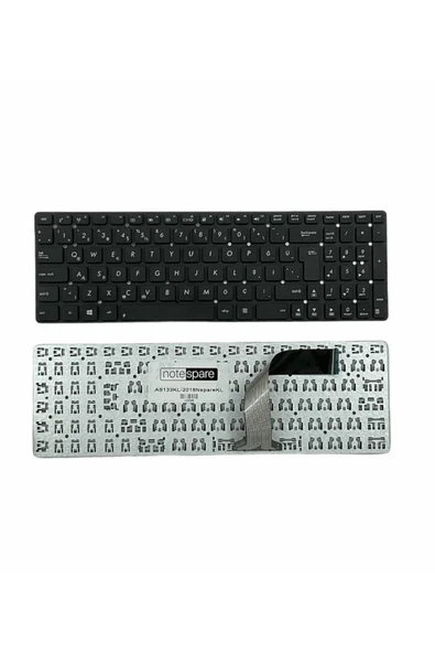 ASUS Uyumlu X751LJ-TY401T, X751LJ-TY430T, X751LK-T4007D-12 Klavye Siyah TR ürün görseli 1
