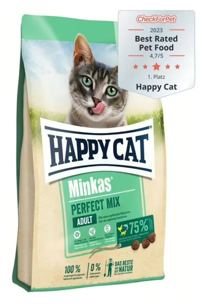 Happy Cat Minkas Perfect Mix Karışık Kedi Maması 10 Kg ürün görseli 1