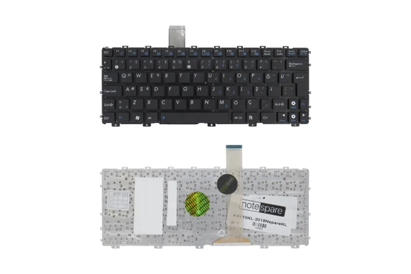 Asus Uyumlu EEE PC 1016, 1016P, 1016PT, 1018P, 1018PB, 1018PD, 1018PE Klavye TR Siyah ürün görseli 1