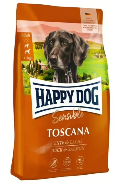 Happy Dog Toscana Ördek ve Somonlu Köpek Maması 12,5 Kg ürün görseli 1