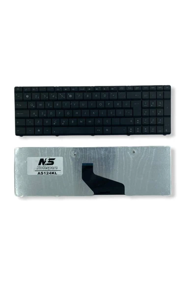ASUS Uyumlu X53E-SX107V, X53E-SX1186V, X53E-SX1209V, X53E-SX1444V Klavye Siyah TR ürün görseli 1
