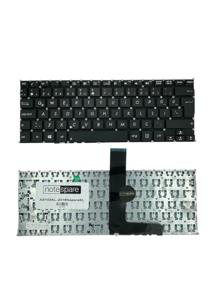Asus ile Uyumlu VivoBook X200CA-CT079H, X200CA-DB01T, X200CA-KX011D Notebook Klavye Siyah TR ürün görseli 1