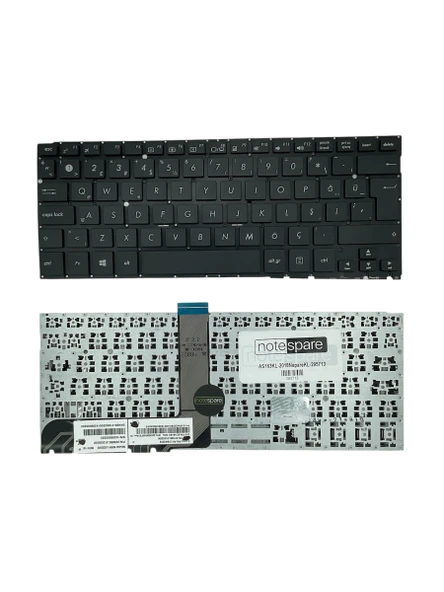 Asus ile Uyumlu Transformer Book Flip 0KNB0-3120TU00 Notebook Klavye Siyah TR ürün görseli 1