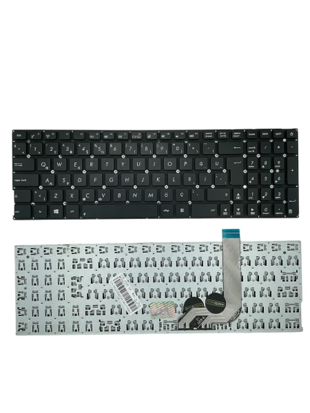 Asus ile Vivobook 15 P1501UR, 15 P1510U, 15 P1510UA Notebook Klavye Siyah TR ürün görseli 1