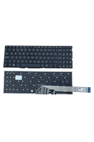 ASUS Uyumlu VivoBook 15 X571GT-AL887T, 15 X571GT-AL136R Klavye Siyah TR ürün görseli 1