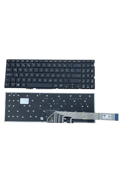 Asus ile Uyumlu VivoBook 15 X571GT-1K K/B, 15 X571GTA77-HN1012A77 Notebook Klavye Siyah TR ürün görseli 1