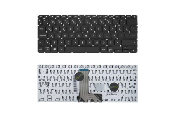 ASUS Uyumlu X409MA-BV174T, X409MA-BV176, X409MA-BV181, X409MA-BV199 Klavye TR Siyah ürün görseli 1