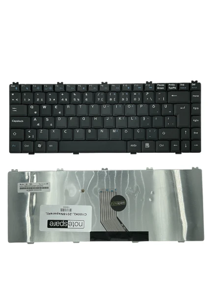 Casper ile Uyumlu Nirvana SW8, TW8, TW8A, TW8X Notebook Klavye Siyah TR ürün görseli 1
