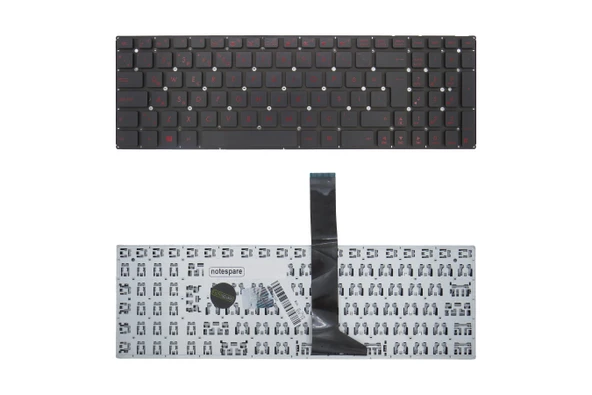 Asus Uyumlu 0KN0-PE1RU11, 0KN0-PE1TU13, 0KN0-PE1UK11, 0KN0-RB1TU13 Klavye TR Kırmızı Tuşlu Versiyon ürün görseli 1