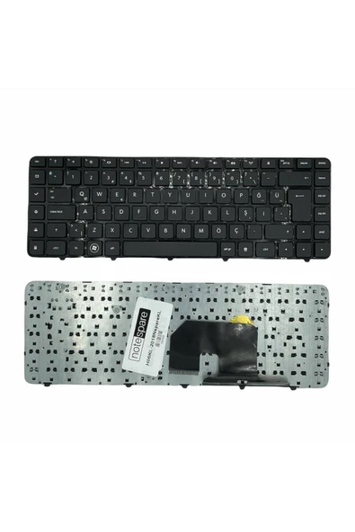 Hp ile Uyumlu Pavilion Dv6-3008Et (Wn772Ea), Dv6-3010Et (Wn777Ea) Notebook Klavye Siyah TR ürün görseli 1