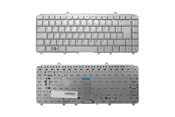 Dell Uyumlu V071425AK1, V071425AS1, V071425BK1, V071425BS1 Klavye TR Gümüş Gri ürün görseli 1