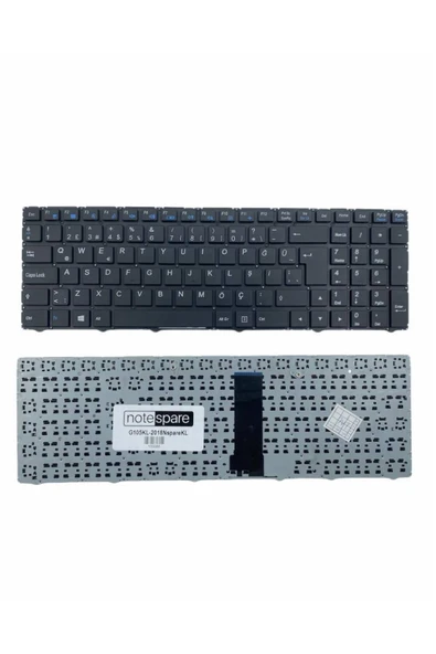 Grundig ile Uyumlu NKW951TU0004J00487, WA50SFQ Notebook Klavye Siyah TR ürün görseli 1