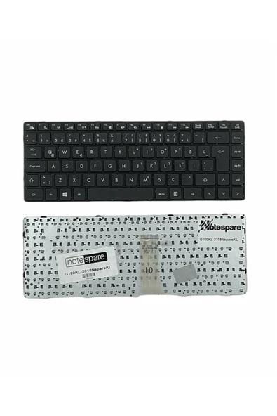 Grundig ile Uyumlu GNB 1450, GNB 1450 B1 B8, GNB 1450 B2 B8 Notebook Klavye Siyah TR ürün görseli 1