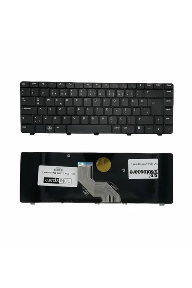 Dell ile Uyumlu 90.4EK07.S01, 90.4EK07.S0T, 9J.N1K82.H01, 9J.N1K82.H0T Notebook Klavye Siyah TR ürün görseli 1