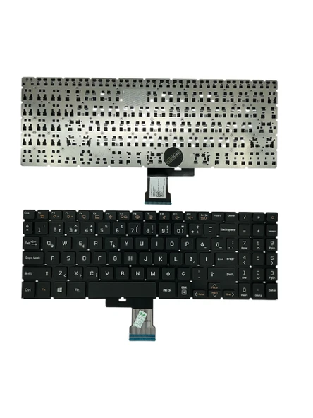 Casper ile Uyumlu Nirvana S500.1021-BD00P-G-F, S500.1021-BD00T-S Notebook Klavye Siyah TR ürün görseli 1