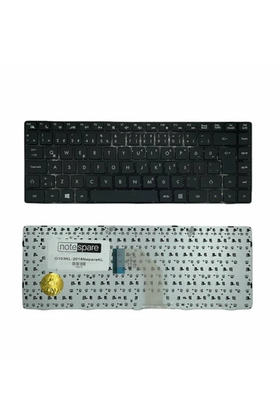 Grundig ile Uyumlu AEJWUA00010, V136346EK1 Notebook Klavye Siyah TR ürün görseli 1
