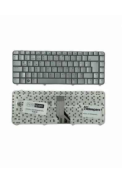 Hp ile Uyumlu Pavilion dv5z-1100, dv5z-1200, dv5z-1300 Notebook Klavye Gümüş Gri TR ürün görseli 1