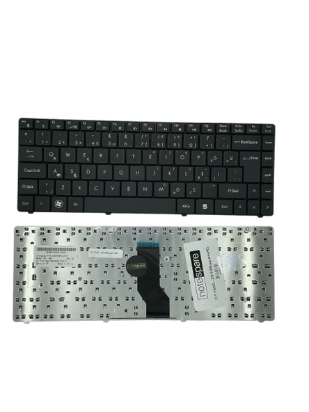 Grundig ile Uyumlu GNB 1465 A115 Notebook Klavye Siyah TR ürün görseli 1
