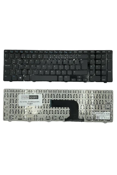Dell ile Uyumlu PK130T32A00, PK130T33A00, V119725BS1 Notebook Klavye Siyah TR ürün görseli 1