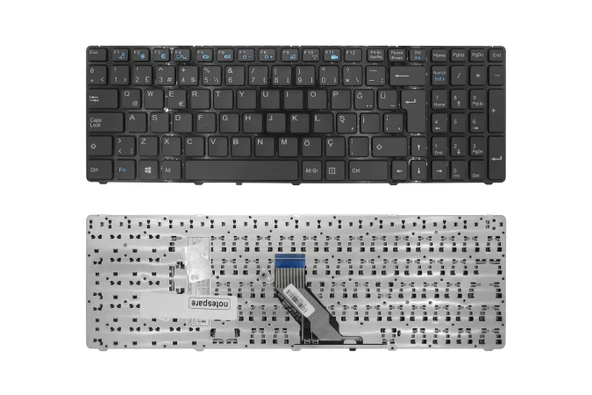 Casper Uyumlu CHY.3560-4L45A-N, CHY.40004L45A-B, CHY.4000-4L45A-B Klavye TR Siyah ürün görseli 1